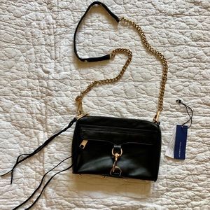 Rebecca Minkoff Mini MAC Clutch Bag- Black